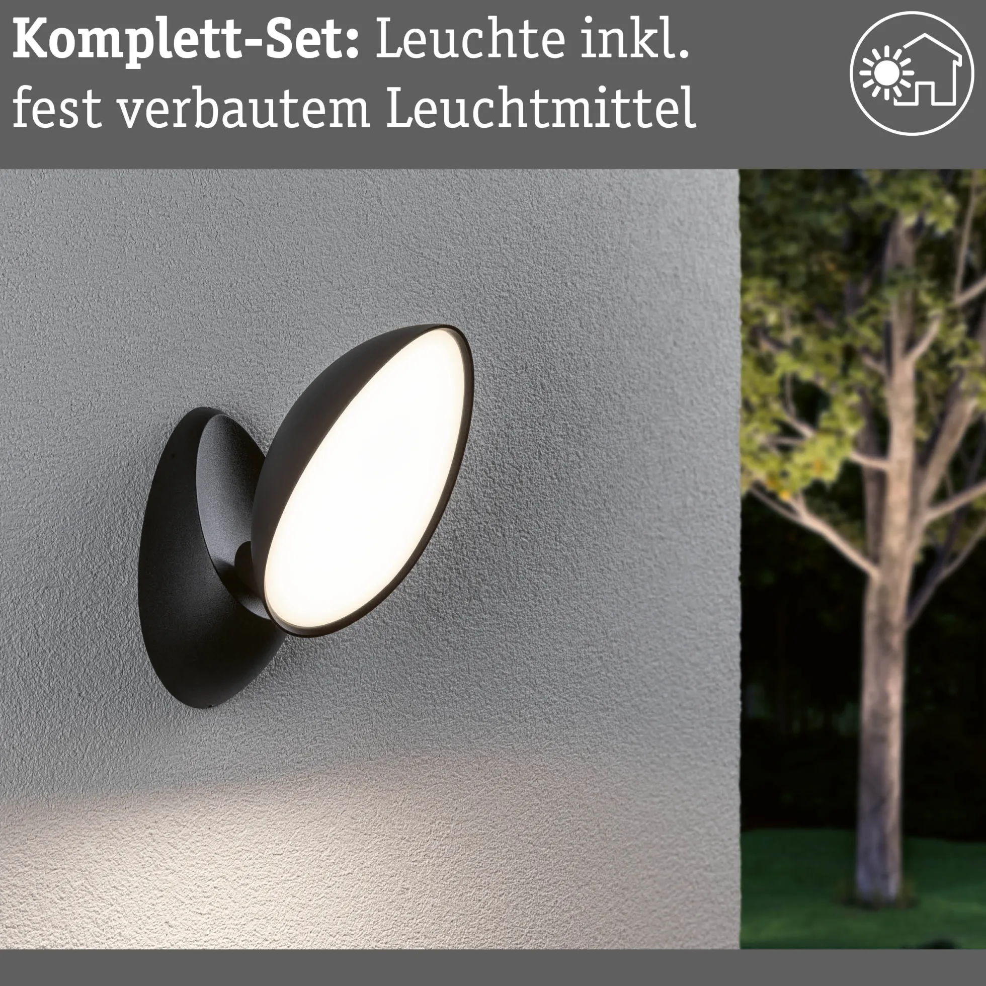 LED Außenwandleuchte - Batona