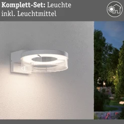 LED Außenwandleuchte - Capera Dämmerungsgesteuerter Bewegungsmelder (IR)