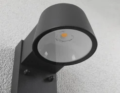 LED Außenwandleuchte - Capea Dämmerungsgesteuerter Bewegungsmelder (IR) insektenfreundlich
