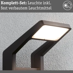 LED Außenwandleuchte - Juntea Dämmerungsgesteuerter Bewegungsmelder (IR)