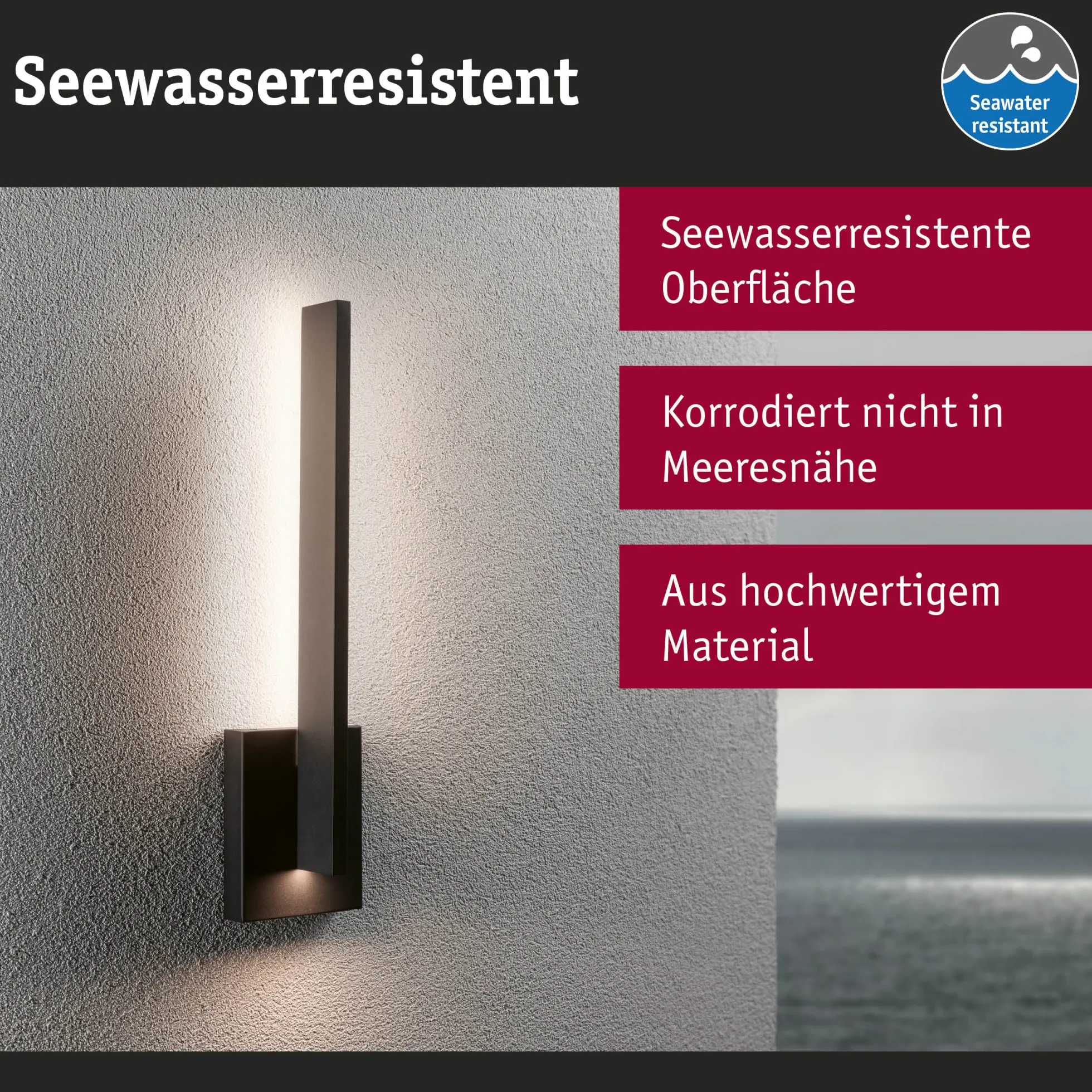 LED Außenwandleuchte - Levka