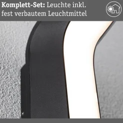 LED Außenwandleuchte - Merano Dämmerungsgesteuerter Bewegungsmelder (HF)