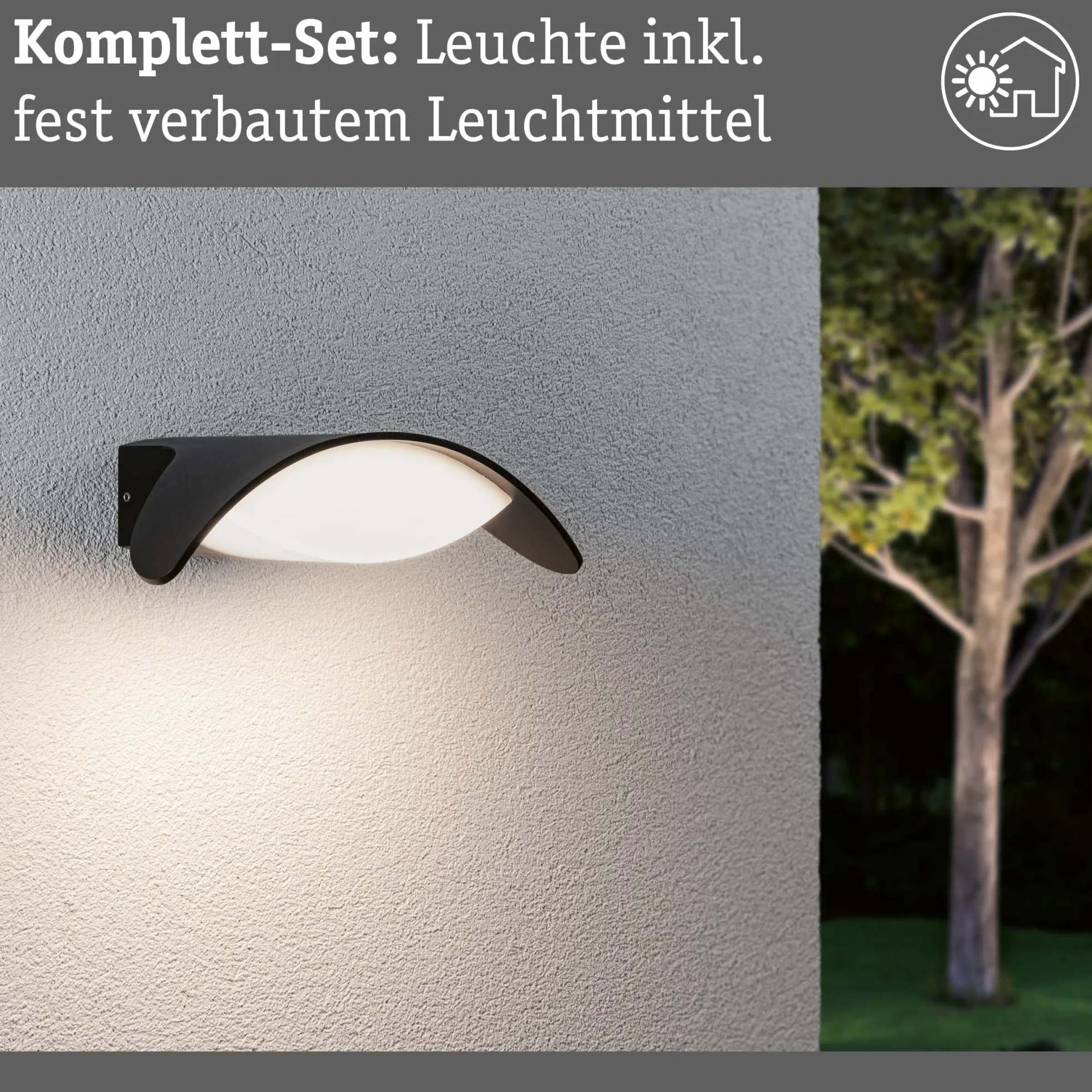 LED Außenwandleuchte - Mesana