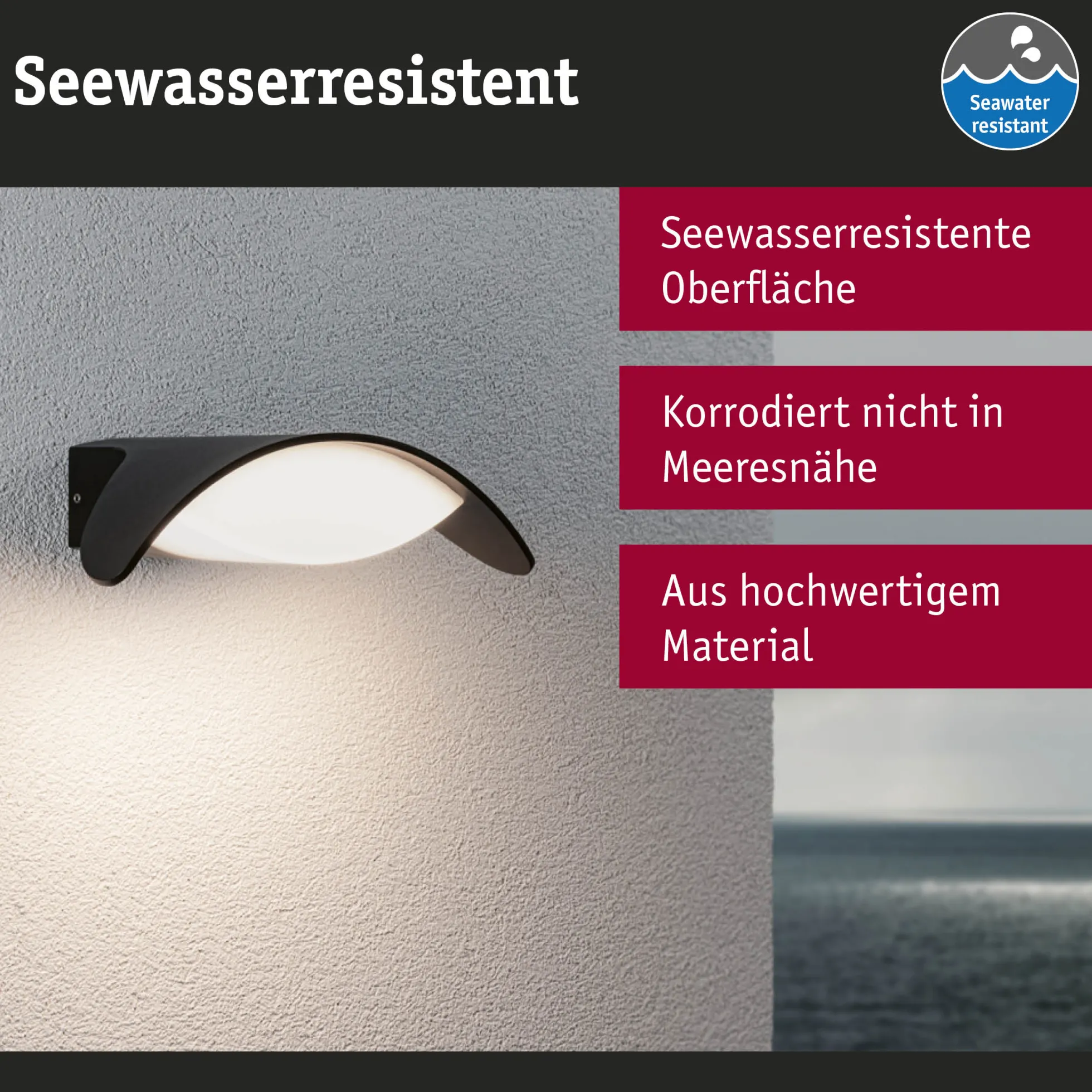 LED Außenwandleuchte - Mesana