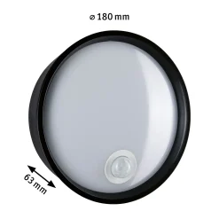 LED Außenwandleuchte - Platomo Dämmerungsgesteuerter Bewegungsmelder (IR) seewasserresistent