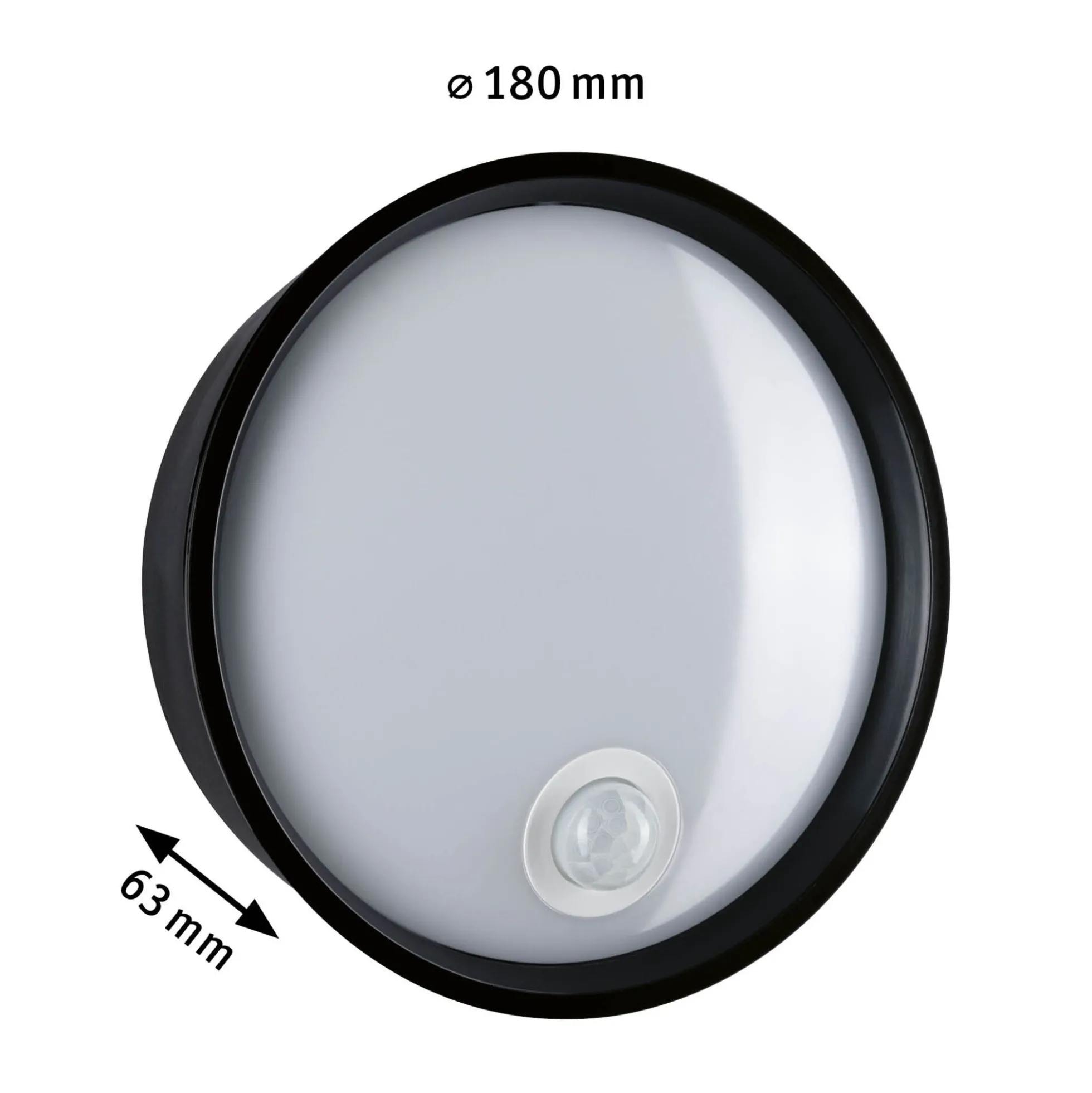 LED Außenwandleuchte - Platomo Dämmerungsgesteuerter Bewegungsmelder (IR) seewasserresistent