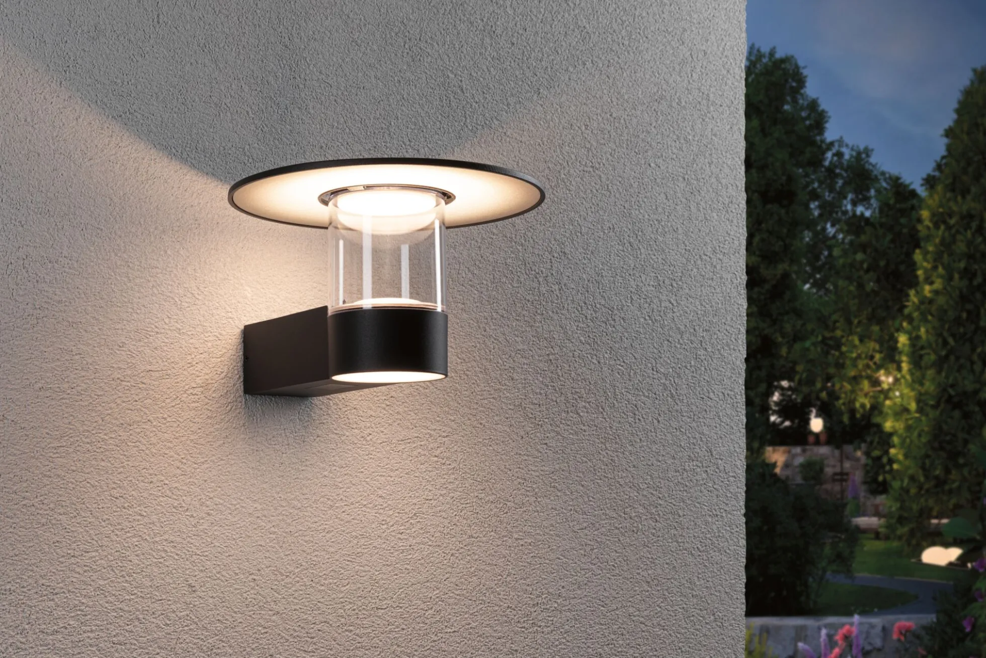 LED Außenwandleuchte - Sienna Dämmerungsgesteuerter Bewegungsmelder (HF) seewasserresistent