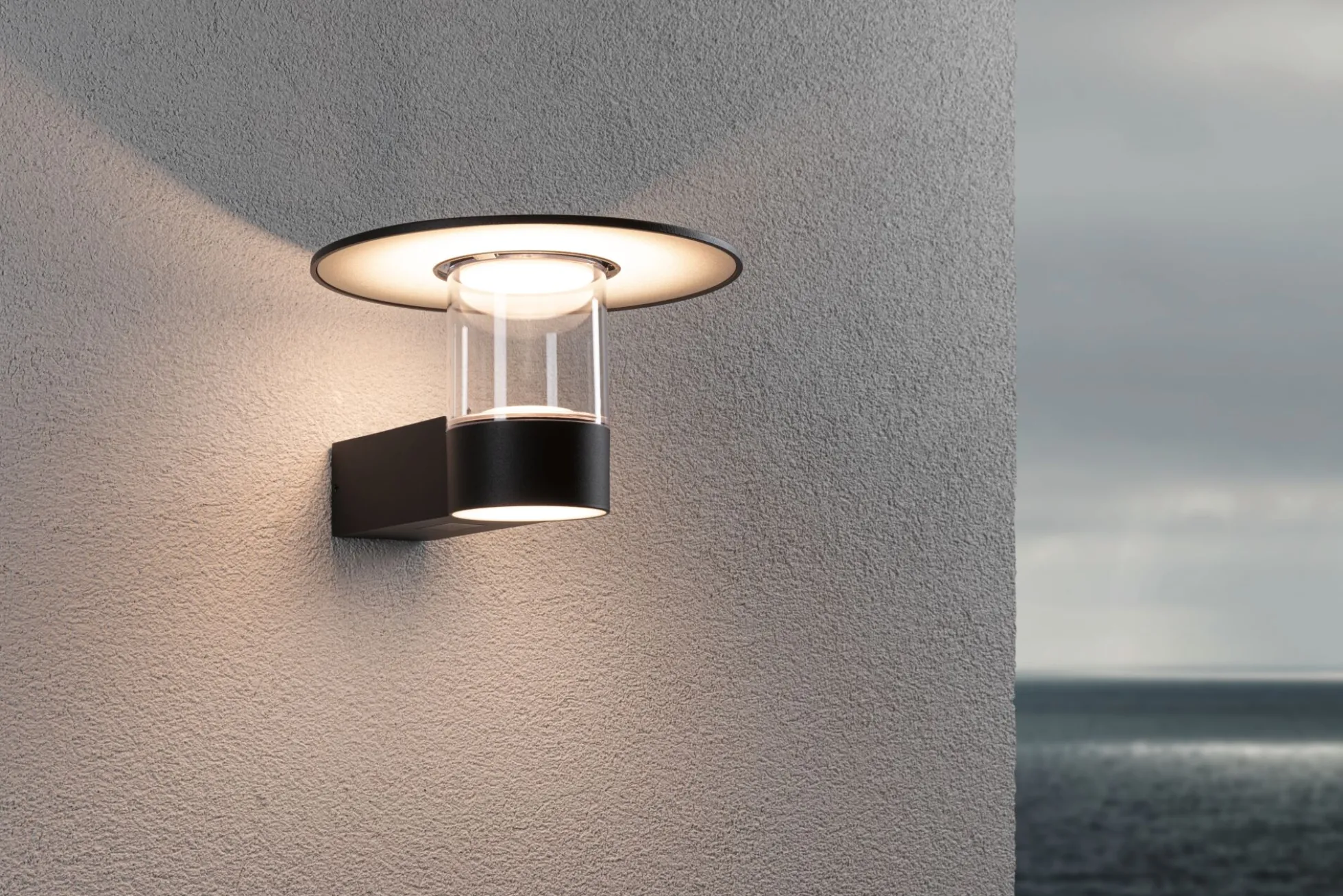 LED Außenwandleuchte - Sienna Dämmerungsgesteuerter Bewegungsmelder (HF) seewasserresistent