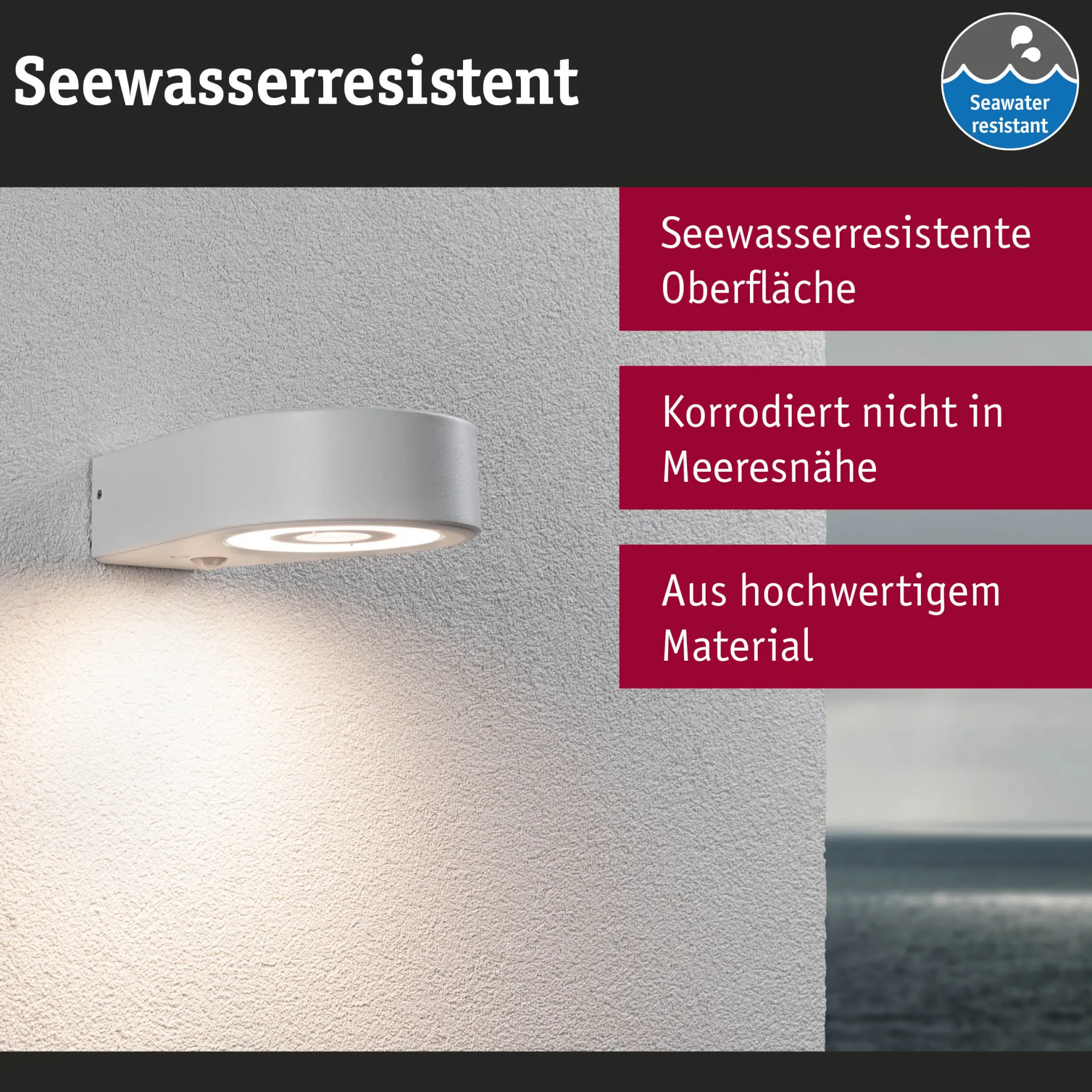 LED Außenwandleuchte - Silma