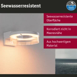 LED Außenwandleuchte Smart Home Zigbee 3.0 - Capera Dämmerungsgesteuerter Bewegungsmelder (IR) insektenfreundlich