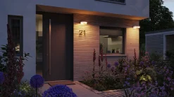 LED Außenwandleuchte Smart Home Zigbee 3.0 - Capera Dämmerungsgesteuerter Bewegungsmelder (IR) insektenfreundlich