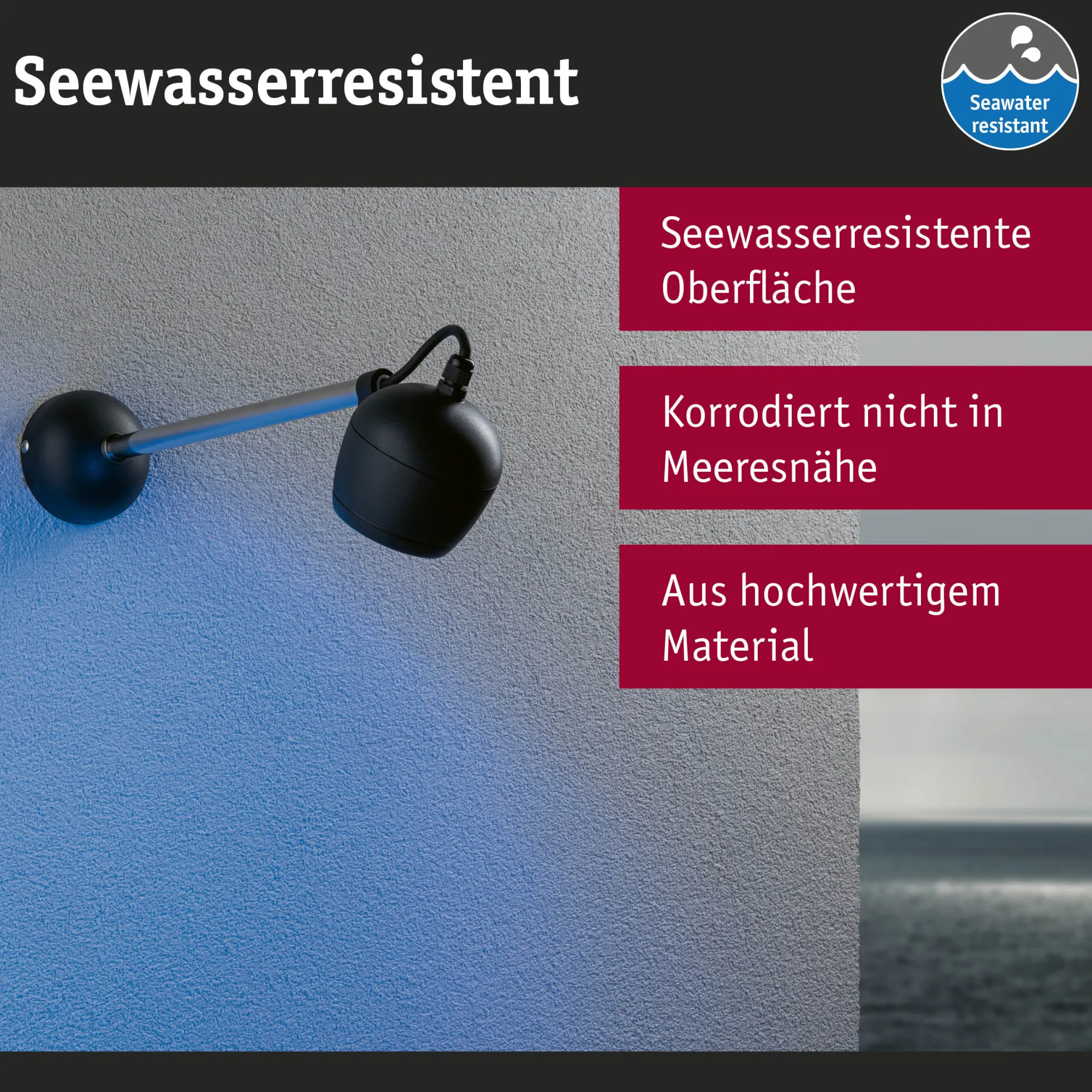 LED Außenwandleuchte Smart Home Zigbee 3.0 - Kikolo RGBW