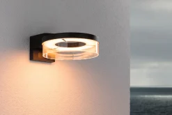 LED Außenwandleuchte Smart Home Zigbee 3.0 - Capera Dämmerungsgesteuerter Bewegungsmelder (IR) insektenfreundlich