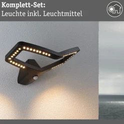 LED Außenwandleuchte Smart Home Zigbee 3.0 - Alara Dämmerungsgesteuerter Bewegungsmelder (IR)