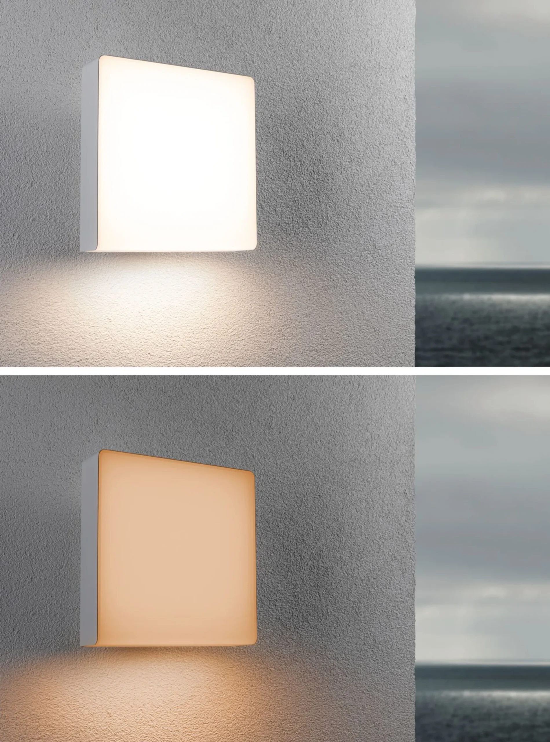 LED Außenwandleuchte Smart Home Zigbee 3.0 - Azalena Dämmerungsgesteuerter Bewegungsmelder (HF) insektenfreundlich