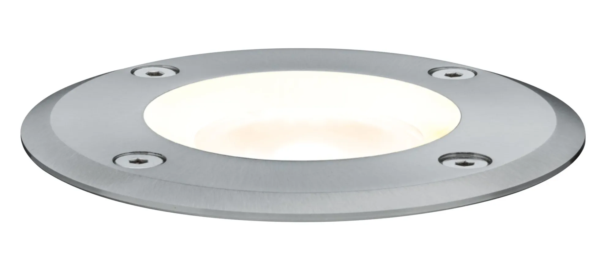 LED Bodeneinbauleuchte - LED Bodeneinbauleuchte IP67 rund 108mm 3000K 3,5W 230lm 230V Edelstahl Metall