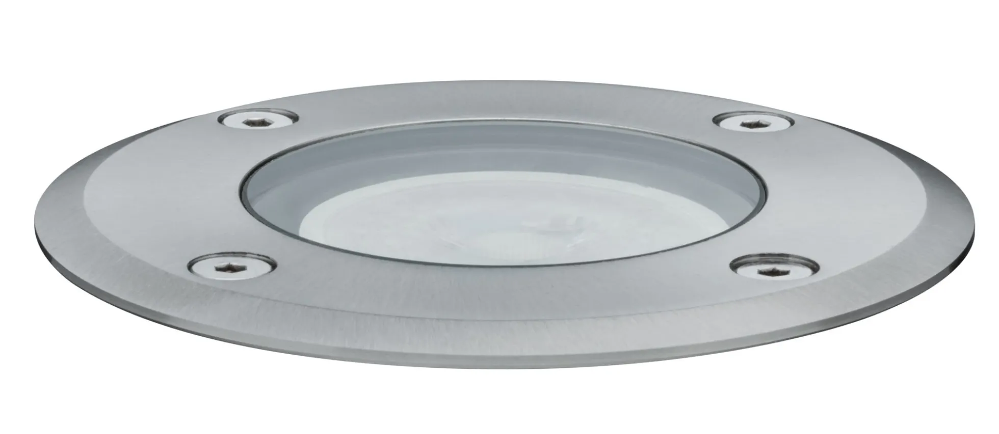 LED Bodeneinbauleuchte - LED Bodeneinbauleuchte IP67 rund 108mm 3000K 3,5W 230lm 230V Edelstahl Metall