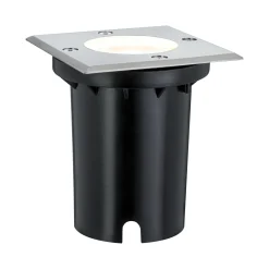LED Bodeneinbauleuchte - LED Bodeneinbauleuchte IP67 eckig 108x124mm 3000K 3,5W 230lm 230V Edelstahl Metall