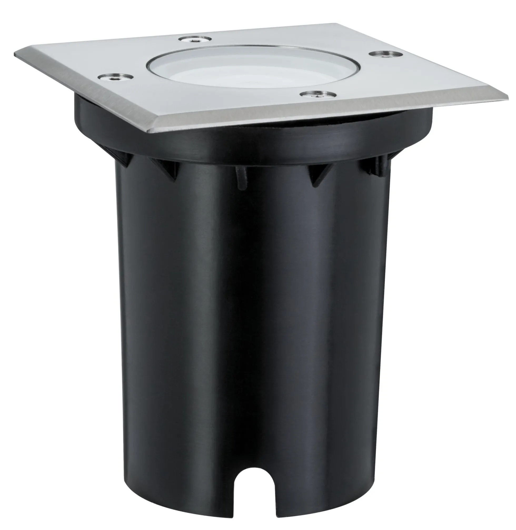 LED Bodeneinbauleuchte - LED Bodeneinbauleuchte IP67 eckig 108x124mm 3000K 3,5W 230lm 230V Edelstahl Metall