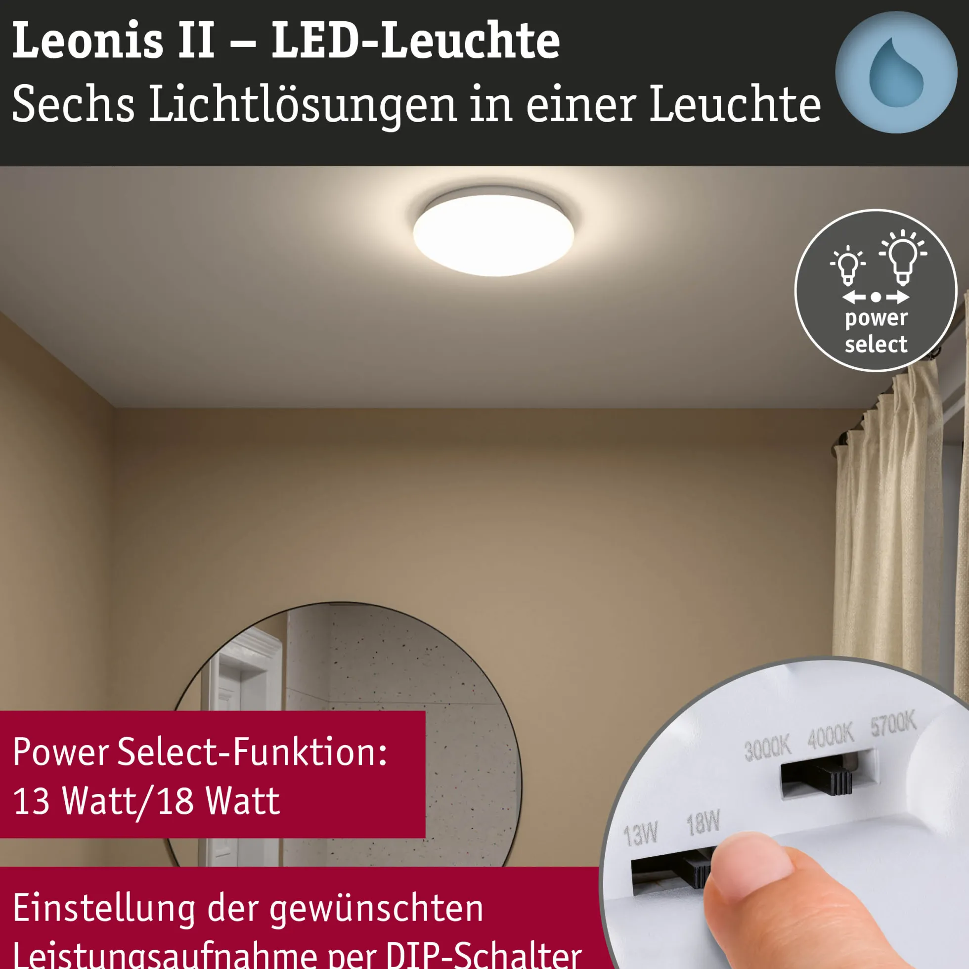 LED Deckenleuchte - Leonis II