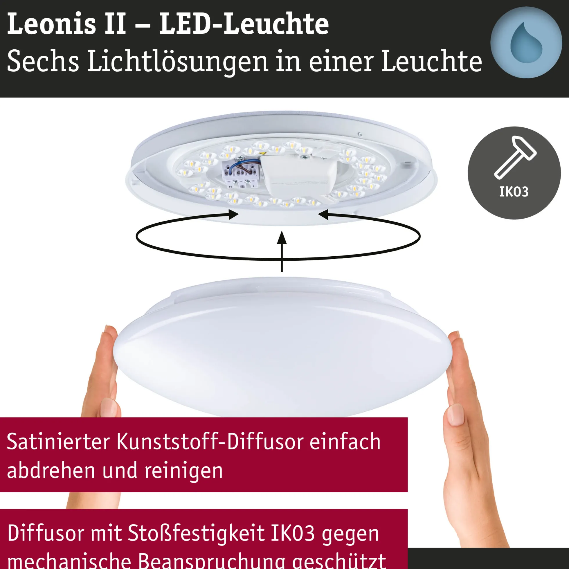 LED Deckenleuchte - Leonis II