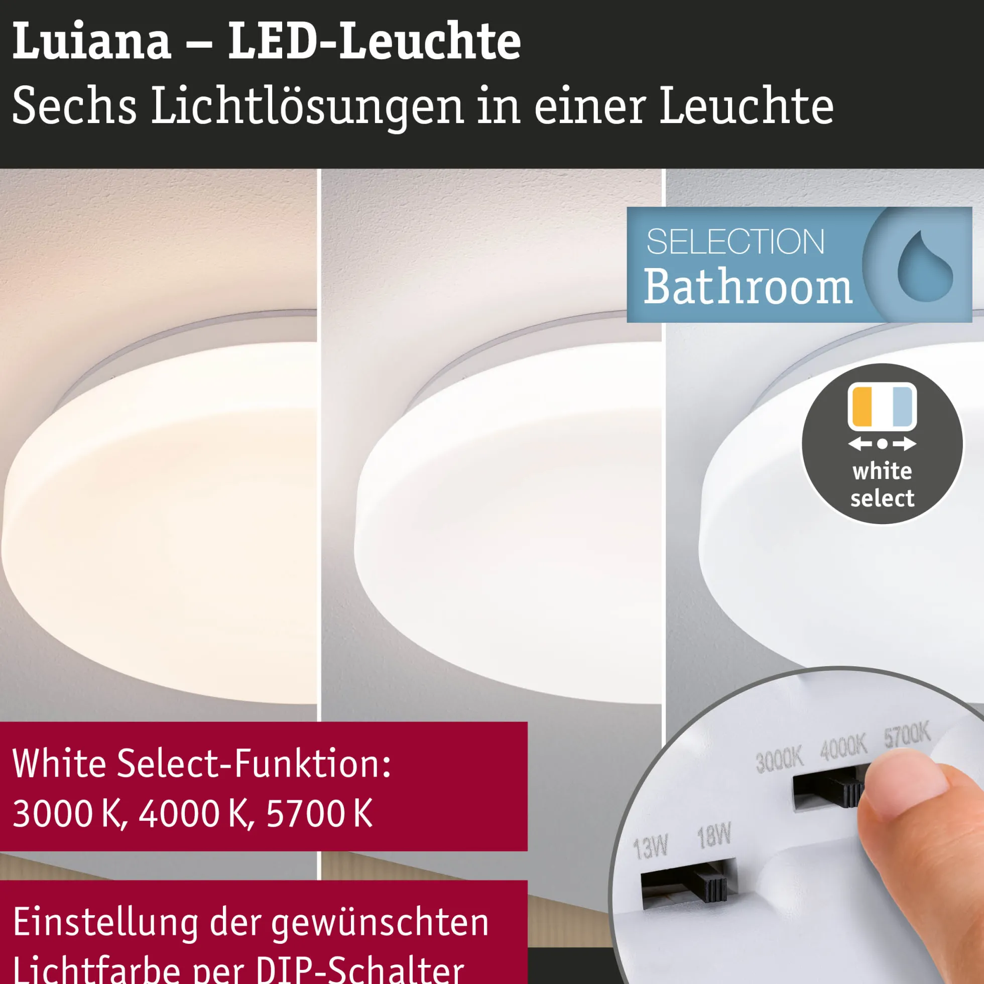 LED Deckenleuchte - Luiana