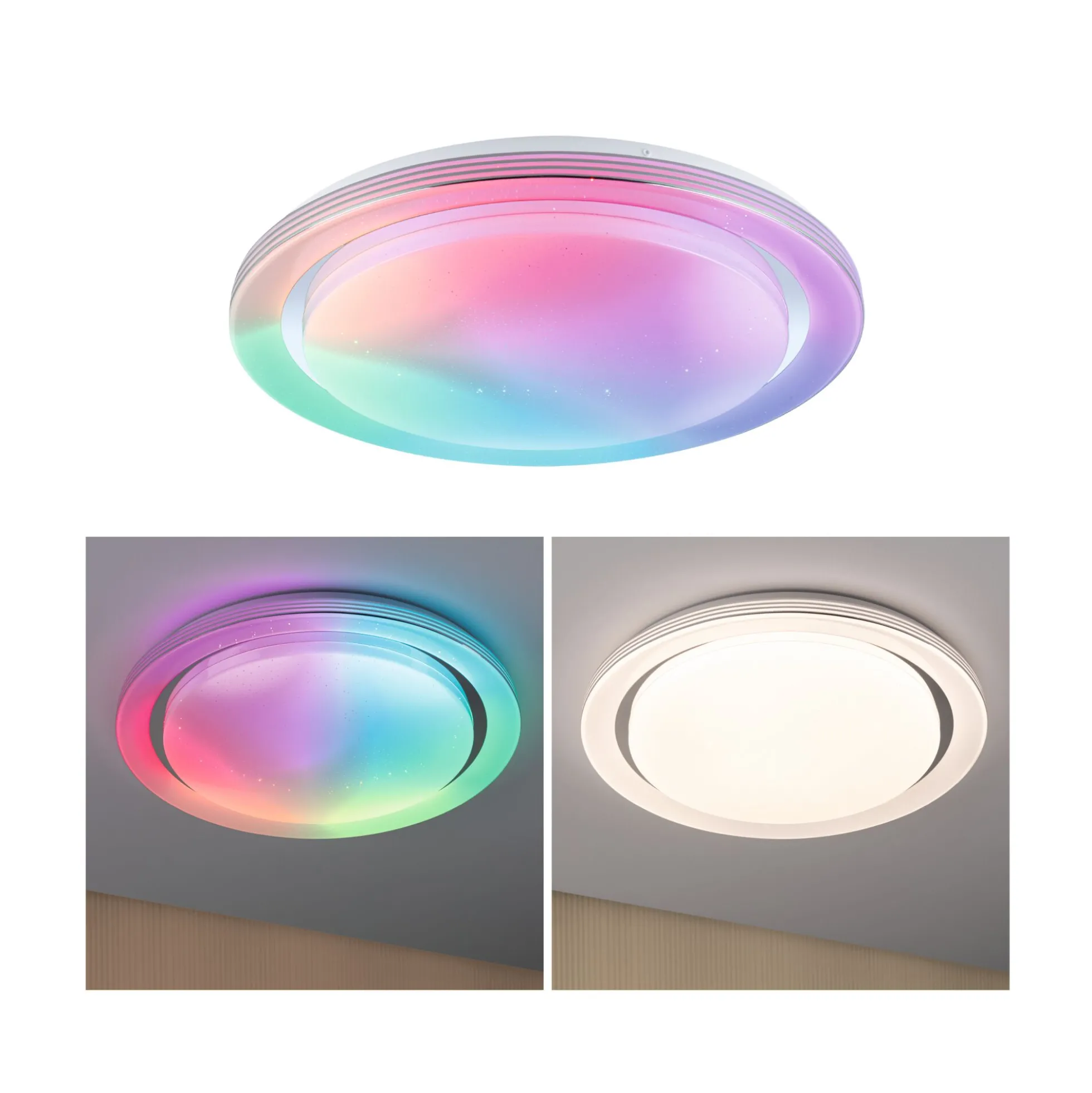 LED Deckenleuchte - Rainbow mit Regenbogeneffekt