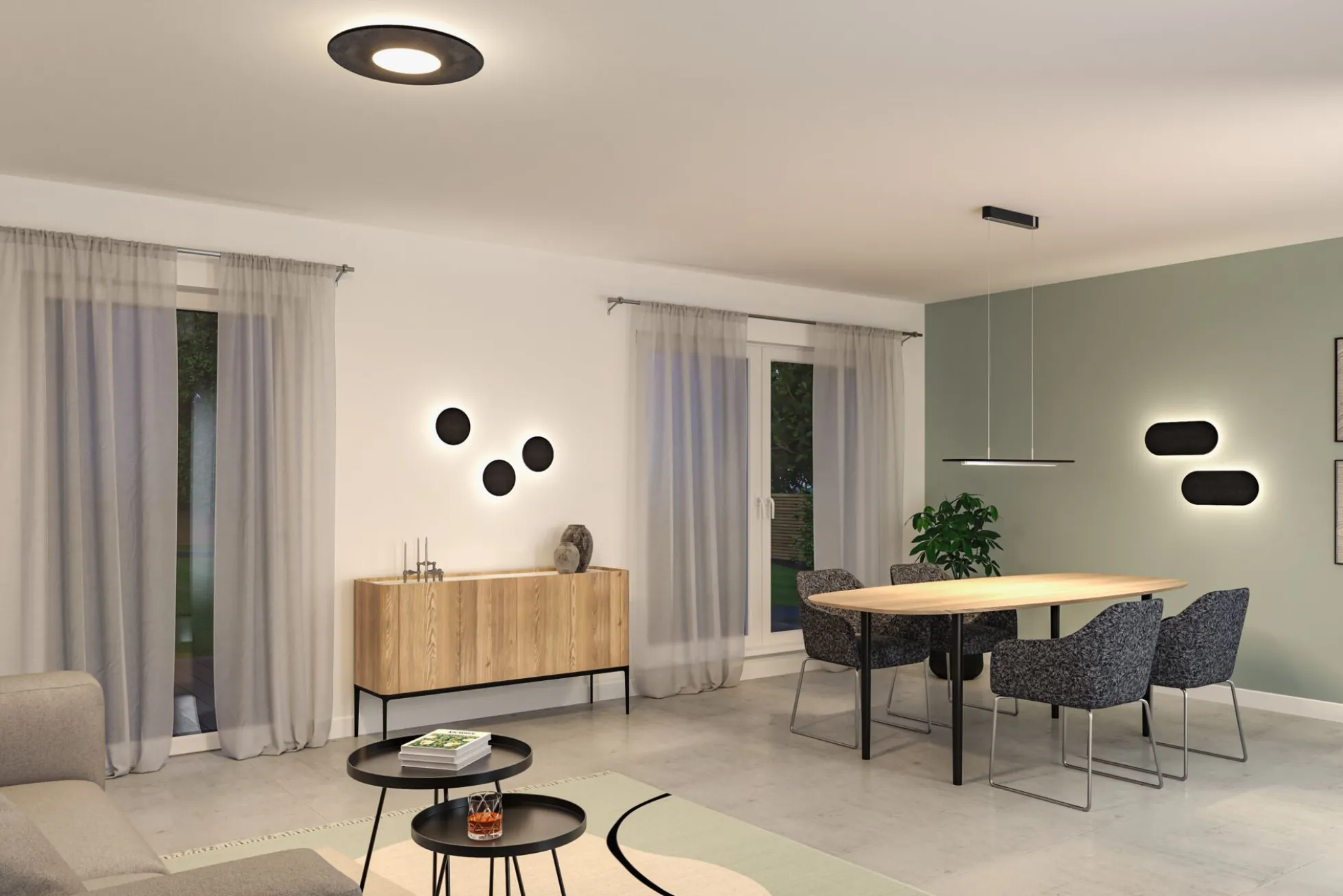 LED Deckenleuchte Smart Home Zigbee 3.0 - Tulga
