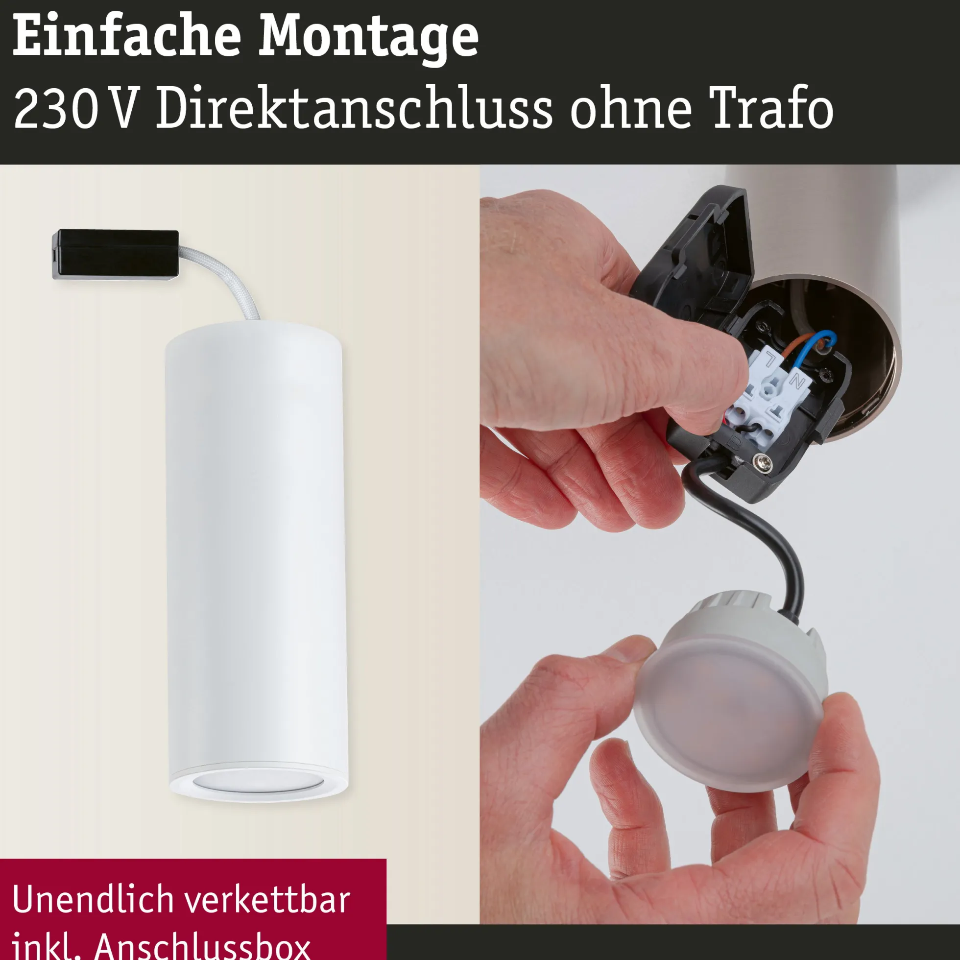 LED Deckenleuchte 3-Step-Dim - Barrel