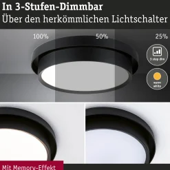 LED Deckenleuchte 3-Step-Dim - Malik