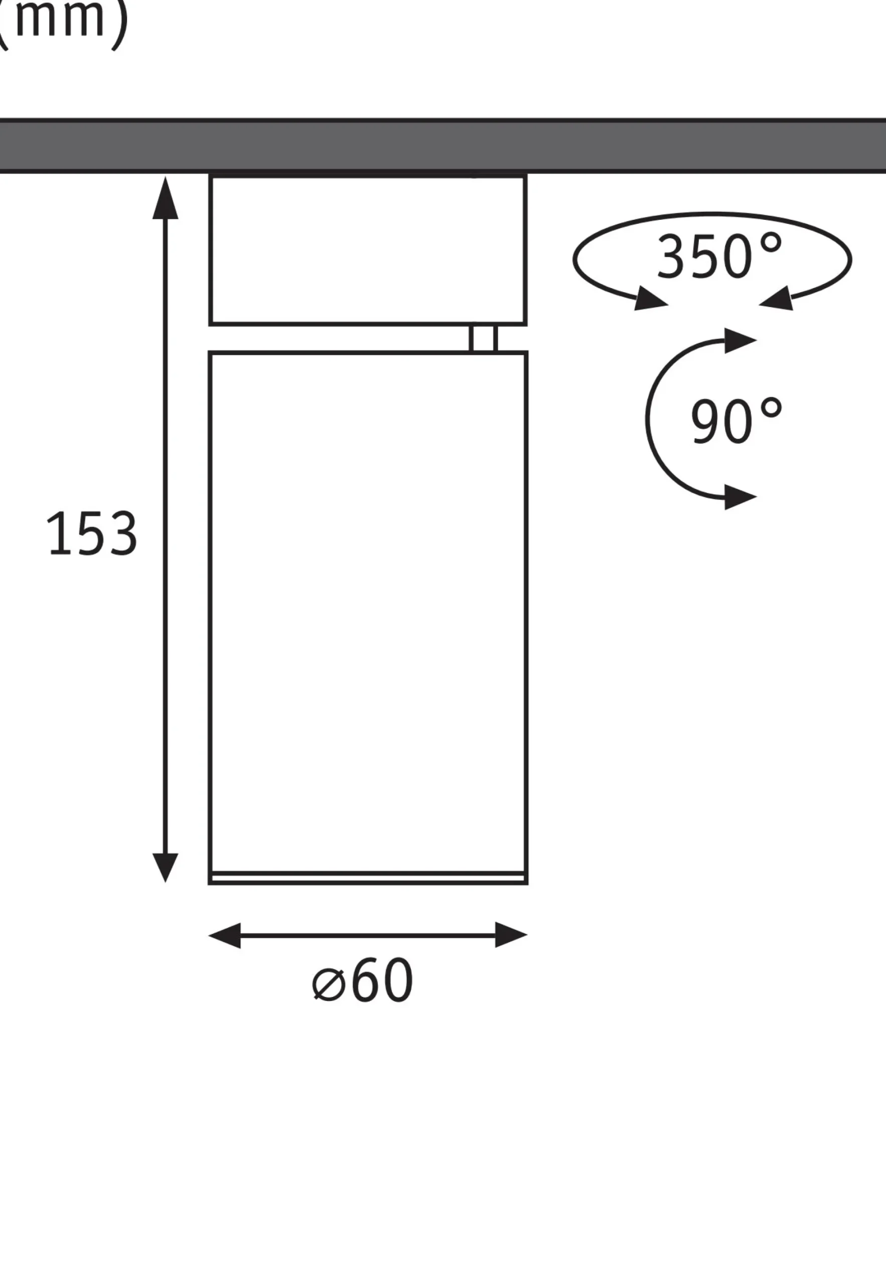 LED Deckenleuchte 3-Step-Dim - Turnal