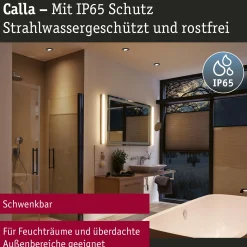LED Einbauleuchte - Calla Basisset schwenkbar