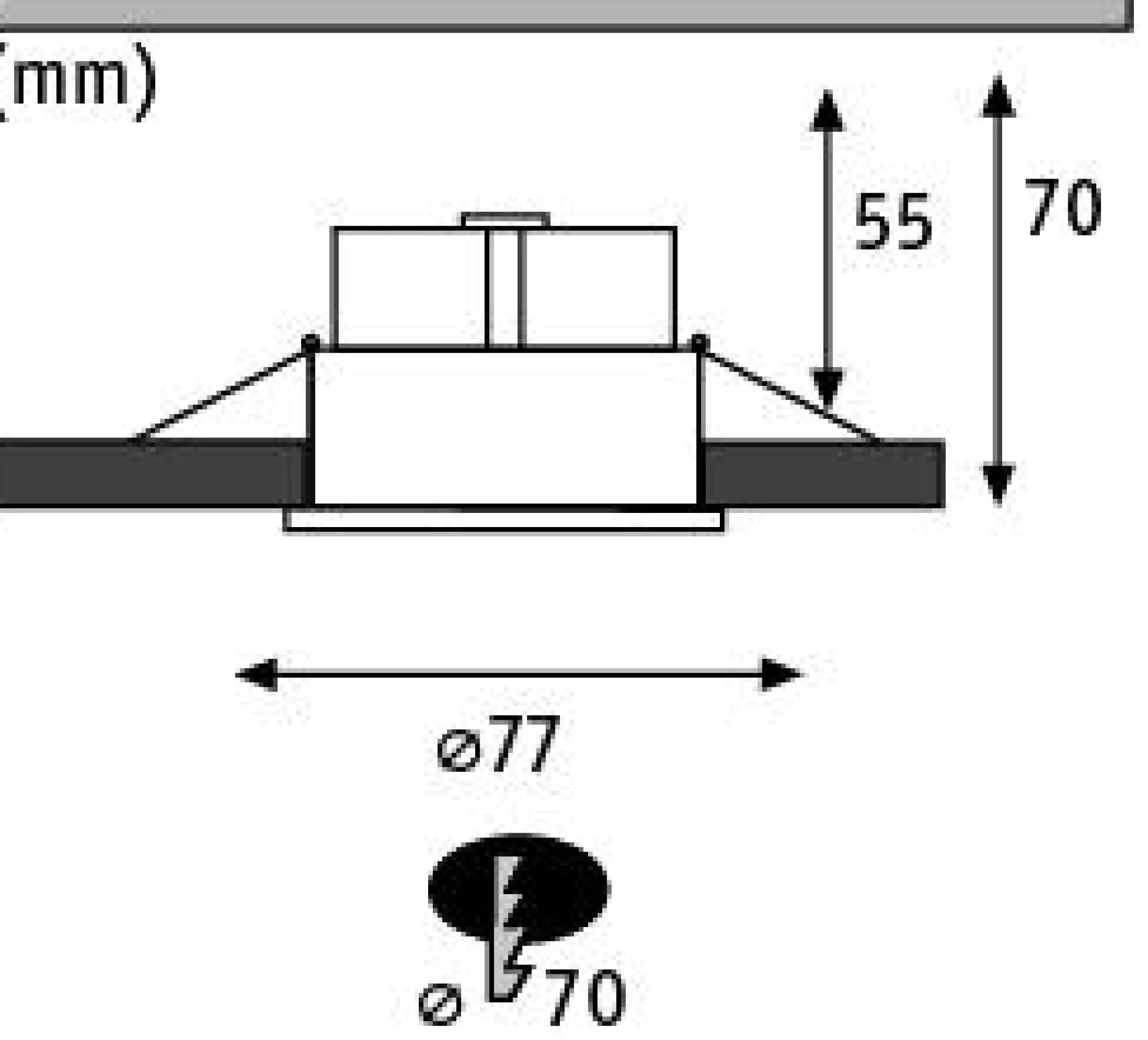 LED Einbauleuchte - Cymbal 3er-Set