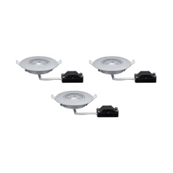 LED Einbauleuchte - 3er-Set schwenkbar