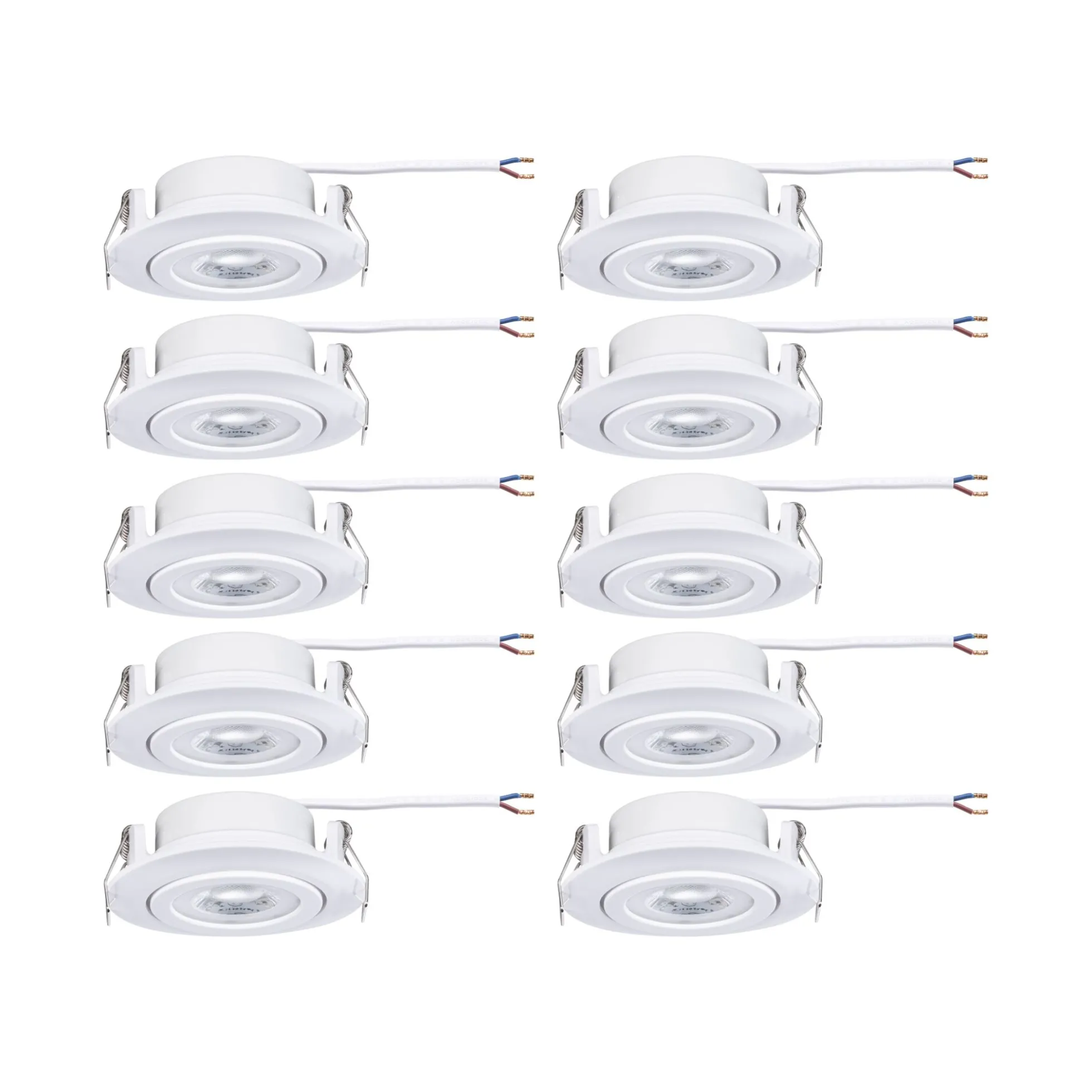 LED Einbauleuchte - 10er-Set schwenkbar