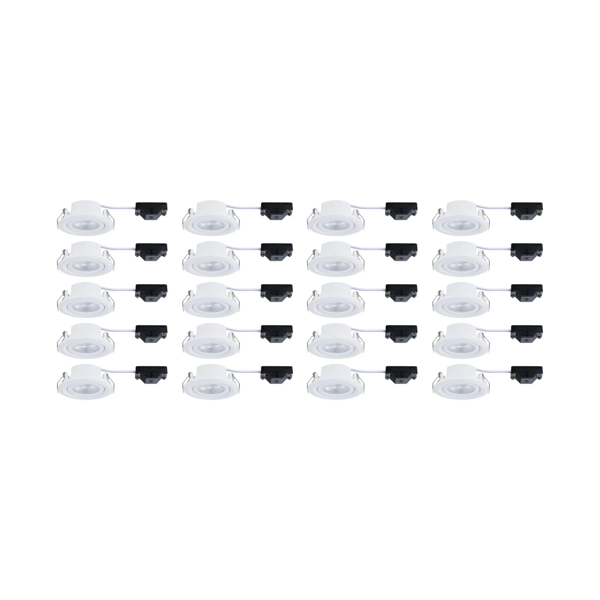 LED Einbauleuchte - FixedLED 20er-Set schwenkbar