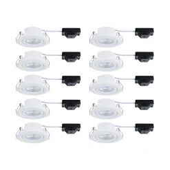 LED Einbauleuchte - FixedLED 10er-Set schwenkbar