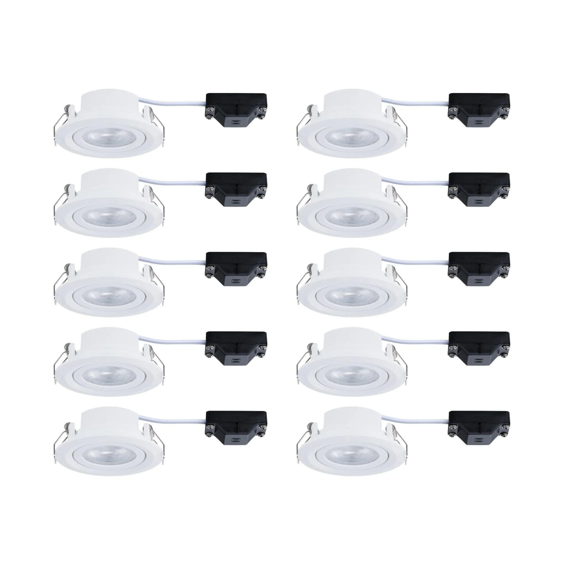 LED Einbauleuchte - FixedLED 10er-Set schwenkbar