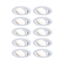 LED Einbauleuchte - FixedLED 10er-Set schwenkbar