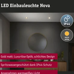 LED Einbauleuchte - Nova Basisset starr