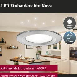 LED Einbauleuchte - Nova Basisset starr
