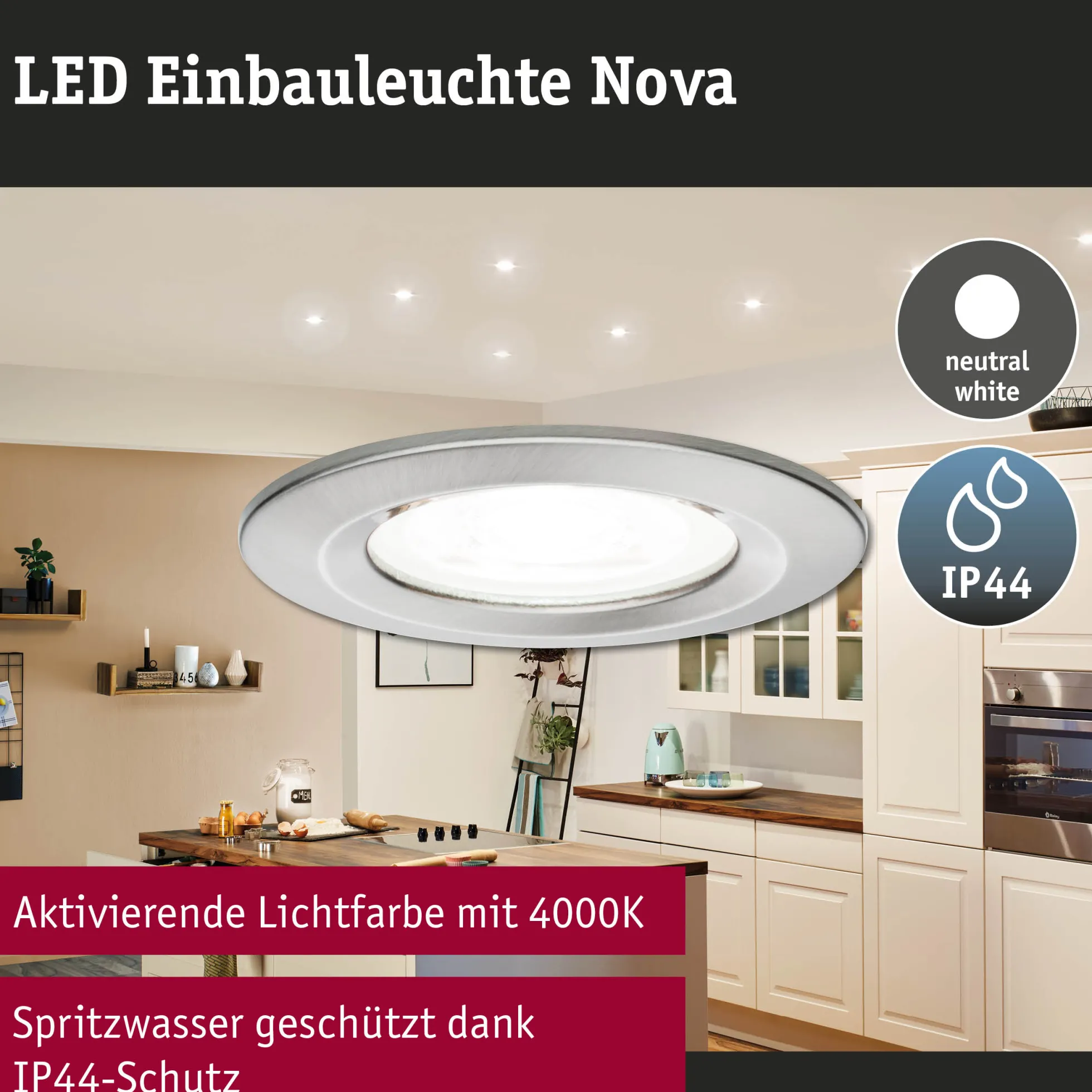 LED Einbauleuchte - Nova starr