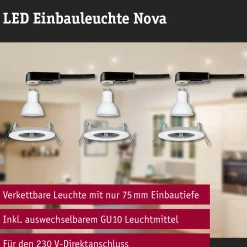 LED Einbauleuchte - Nova Basisset starr