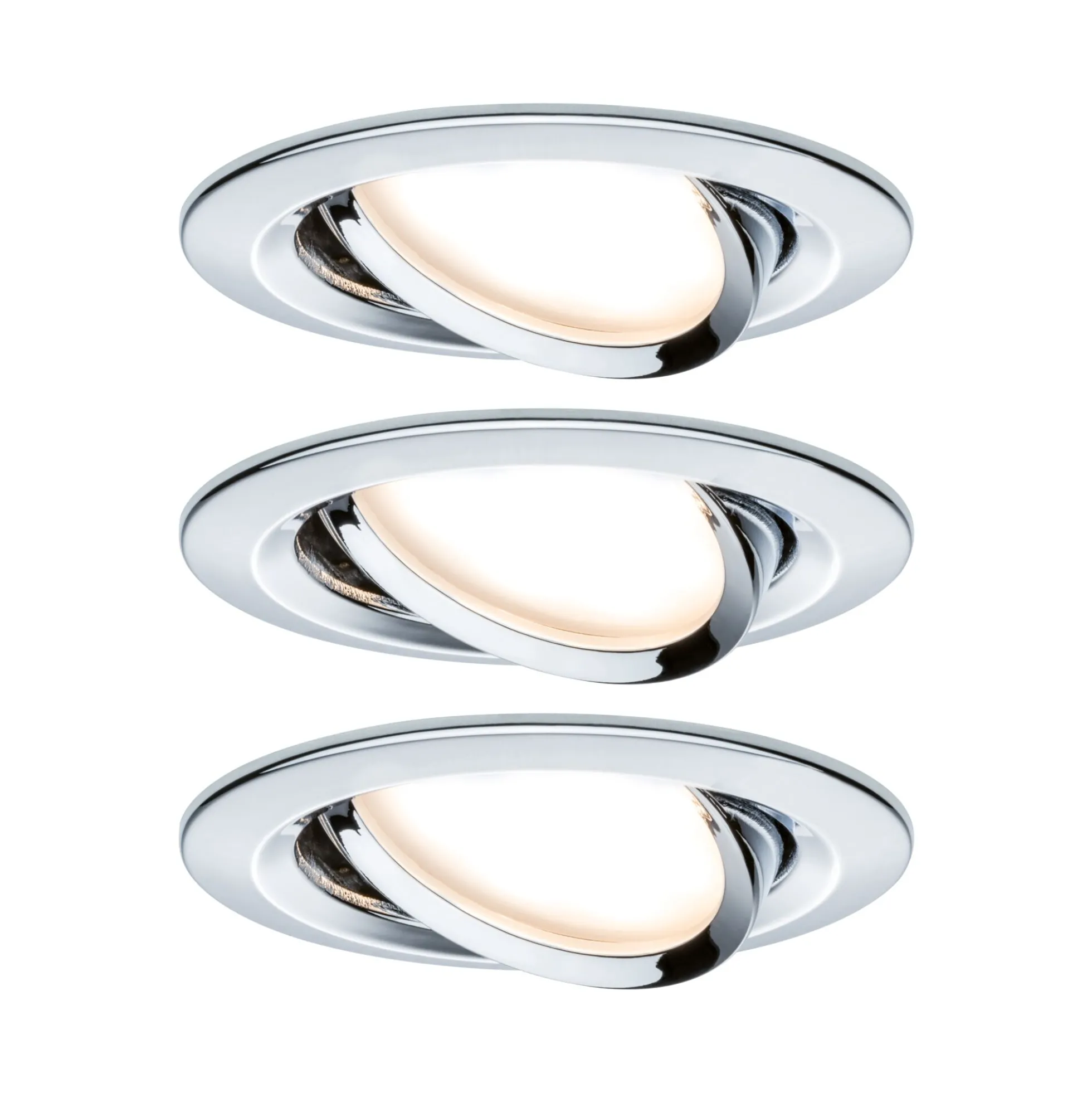 LED Einbauleuchte - Nova 3er-Set schwenkbar
