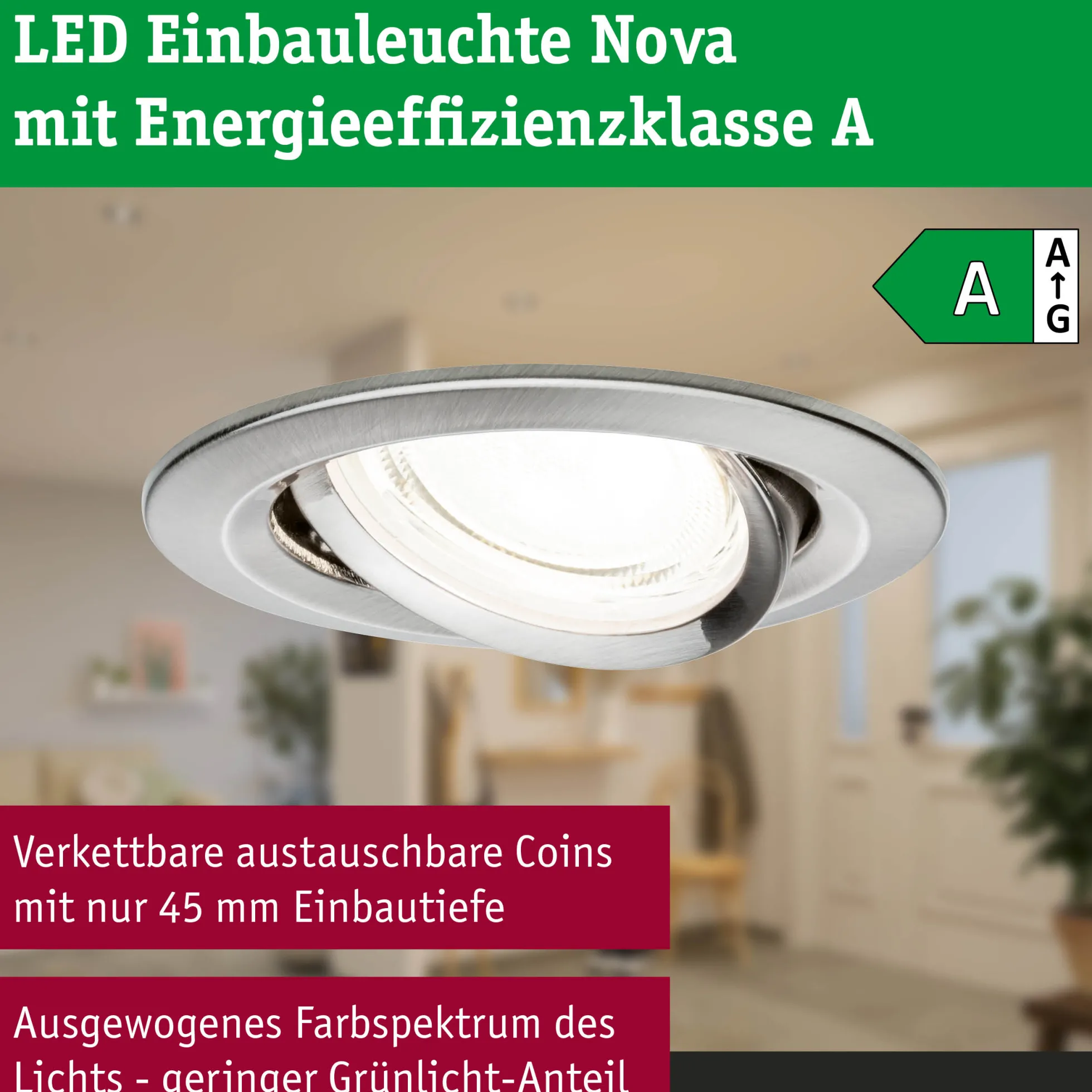LED Einbauleuchte - Nova Einzelleuchte