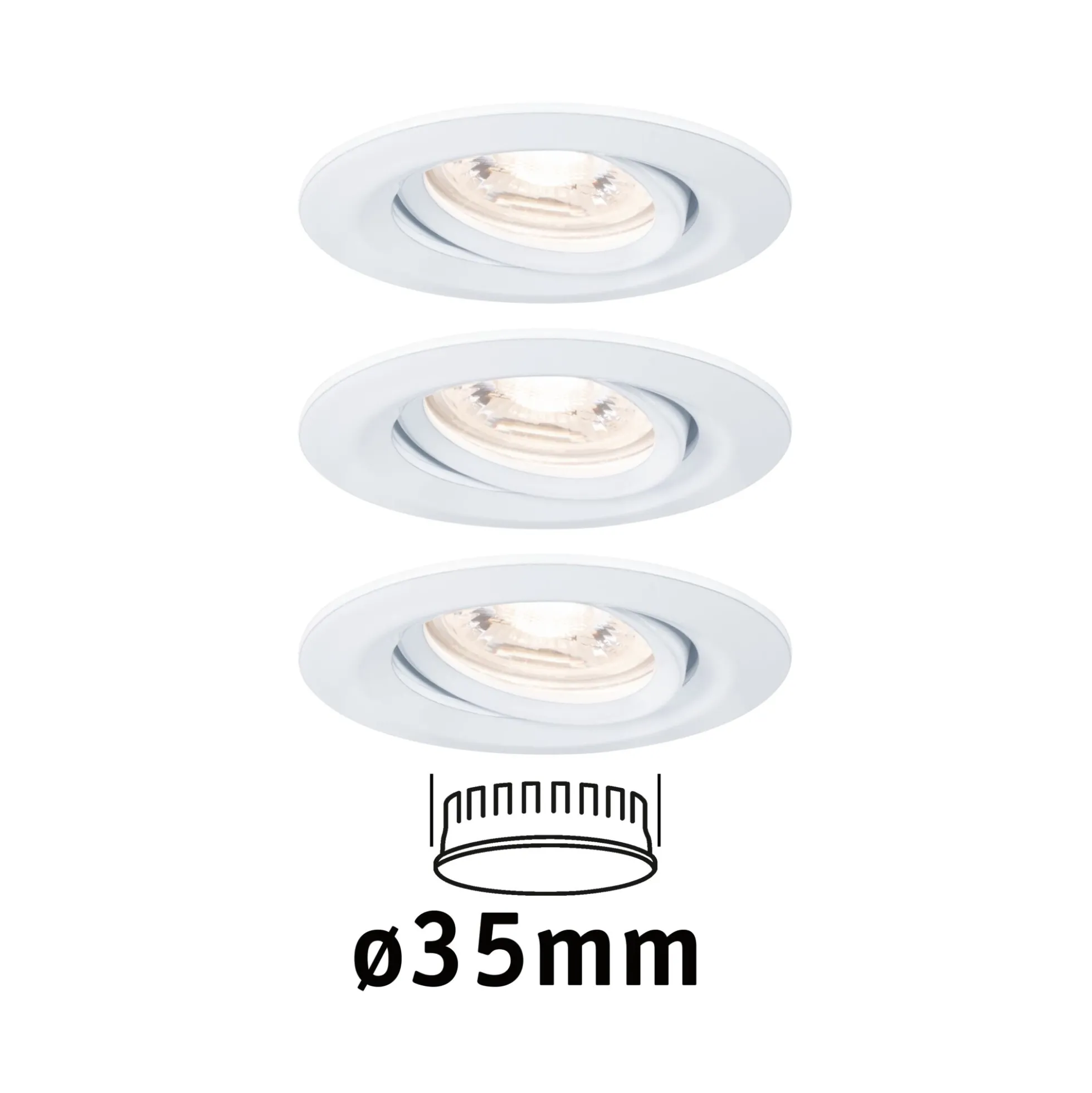 LED Einbauleuchte - Nova Mini Basisset schwenkbar