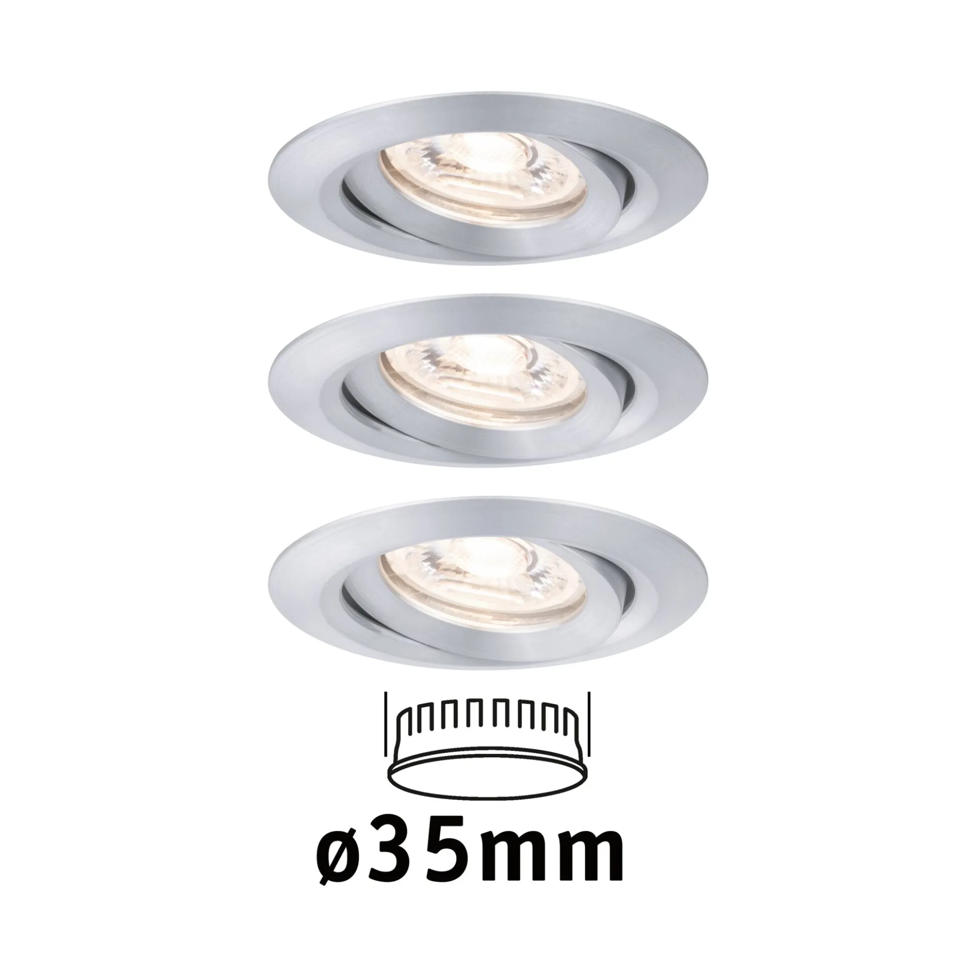 LED Einbauleuchte - Nova Mini Basisset schwenkbar