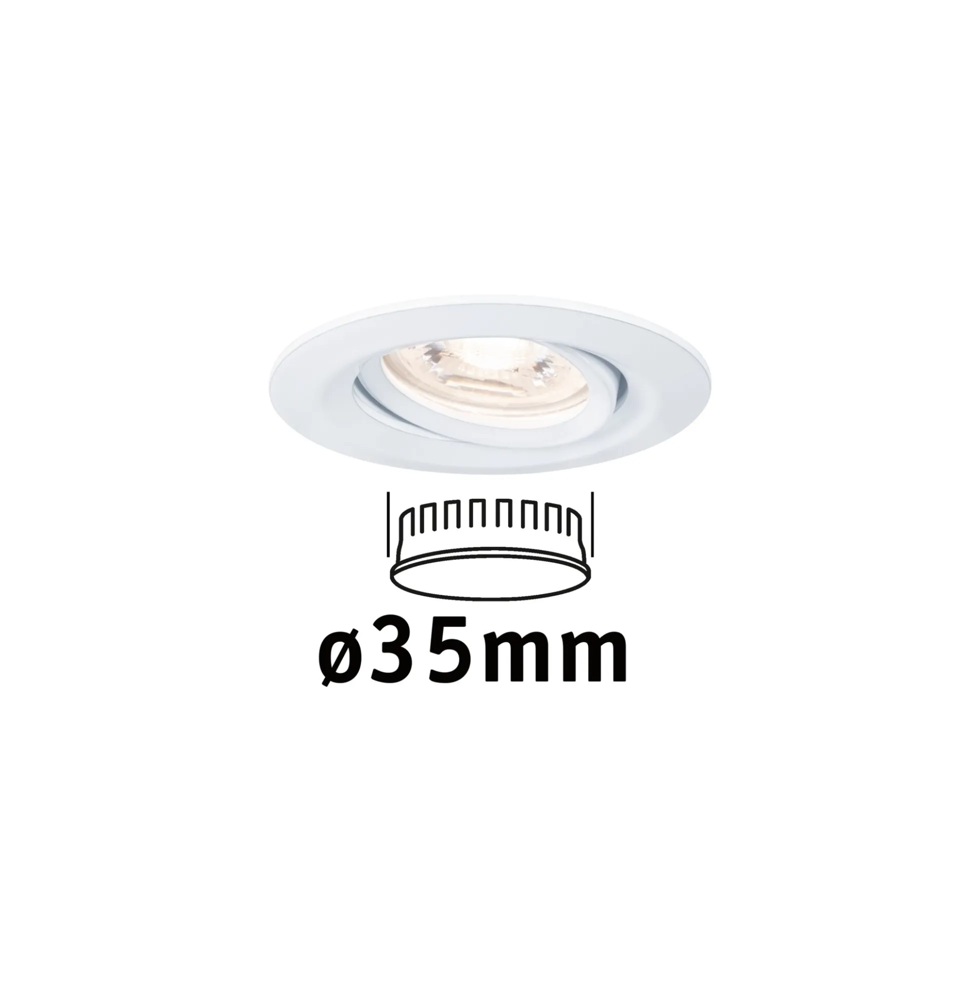 LED Einbauleuchte - Nova Mini Einzelleuchte schwenkbar