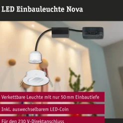 LED Einbauleuchte - Nova Mini Einzelleuchte schwenkbar