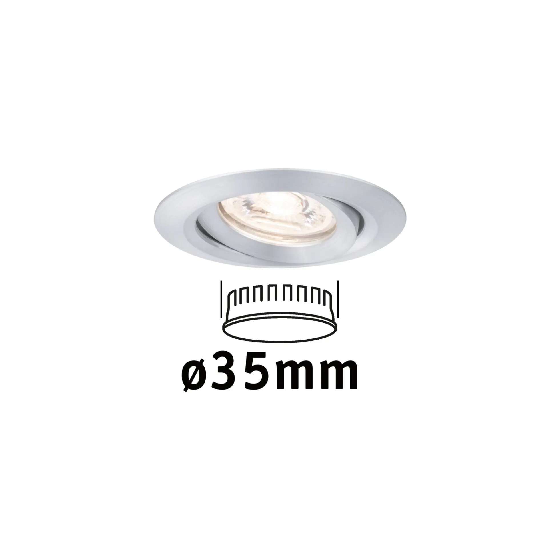 LED Einbauleuchte - Nova Mini Einzelleuchte schwenkbar